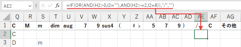 Excelで数式を入力