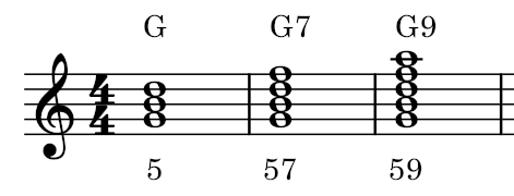 5 57 59の楽譜