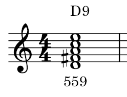 559の楽譜