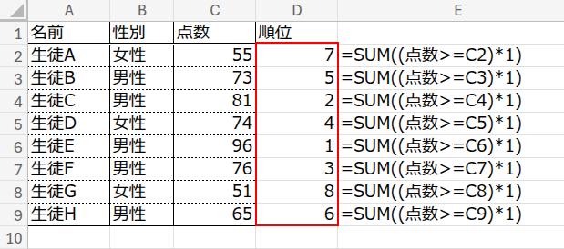 Excelの説明画像