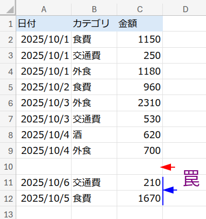 Excelの説明画像