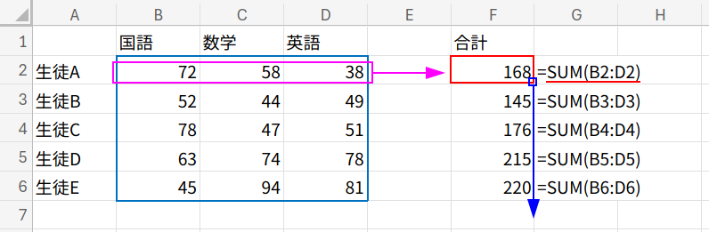 Excelの説明画像