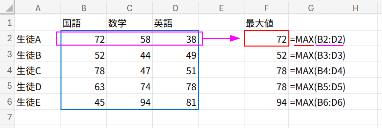 Excelの説明画像